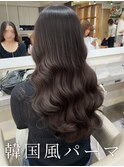 韓国風パーマ/コテ巻き風パーマ/デジタルパーマ/レイヤーカット