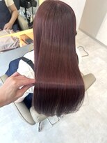 ジーナ メゾン 札幌(Zina Maison)&nbsp;美髪＊エアリーロング＊カシスピンク＊髪質改善＊Zina札幌