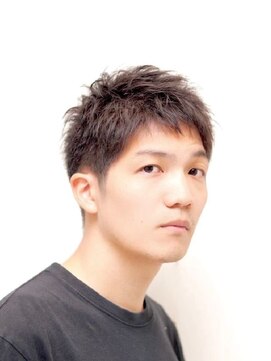 ヘアーアンドグルーミング ヨシザワインク(HAIR&GROOMING YOSHIZAWA Inc.) ツーブロックビジネスアップバングカジュアル刈り上げショート