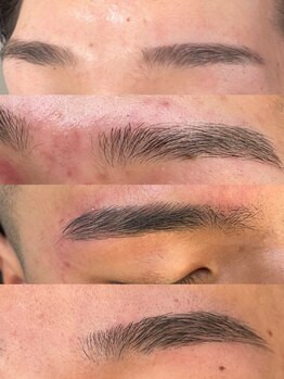 ザワン(The one)の写真/清潔感のある爽やかスタイルへ。第一印象を左右するひげや眉のお手入れはプロにお任せください!印象もUP◎