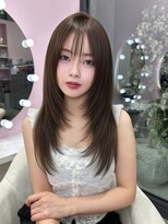 アディション 新宿(ADITION) 新宿人気No1!顔周り艶カット×似合わせカラー髪質改善/新宿n