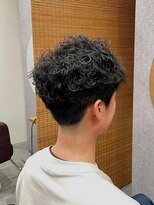 互感 近岡店 バーバー風メンズパーマ