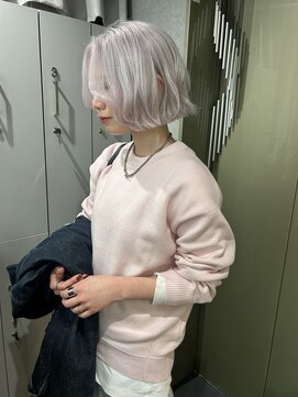 リラス 博多(rilas) 外はねボブ　ハイトーン　イメチェン　髪質改善