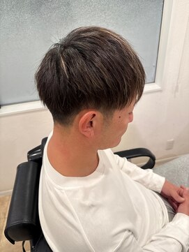 メンズダリアヘアーミュウズ 高崎(Men's Dahlia hair mieuxs) ４０代　ツーブロック　メンズショート　ハイライト