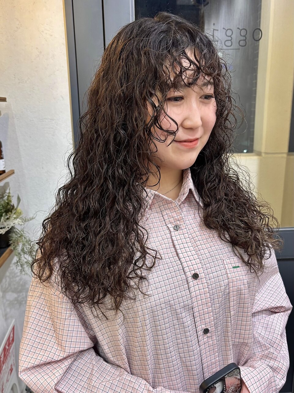 リネンベストくるくるパーマ様 横浜パーマ／ロングパーマ/くせ毛風パーマ/くるくるパーマ：L278186859