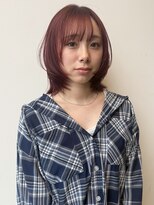 ロックス バイ マグ 松本(rocks BY MAG)&nbsp;チェリーレッド暖色カラーボルドーワインレッドブリーチなし