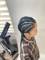 美容室こころ ダンス発表会のヘアセット