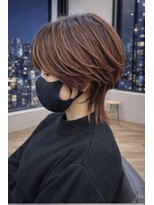 ディスコ(disco)&nbsp;小顔見せくびれミディアム＊大人ウルフ