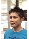 爽やかメンズツーブロックスタイル