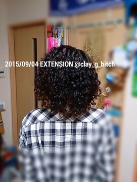 クレイジービッチ(CLAY G BITCH) 【￥ASK】仙台エクステ 他店様で編んだStyleにスパイラル追加