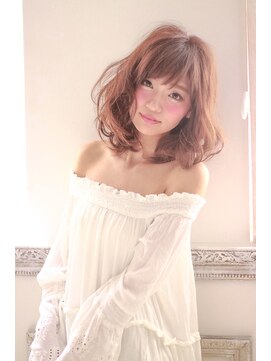 バグズ ヘアデザイン 桔梗が丘店(Baguz HAIR DESIGN) 前髪軽めのひし形ふわふわパーマ