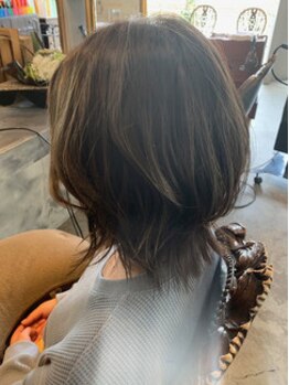 ヘアーサロン フィアーチェ(Hair salon FIARCE)の写真/【甲東園】髪にも頭皮にもやさしい“オーガニックカラー”艶感＆上品な色合いでキレイに染まるとリピ続出♪