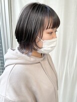 ツイギー 伊賀上ビル店(TWiGGY)&nbsp;ブルーグレーなインナーカラーで大人オシャレに。