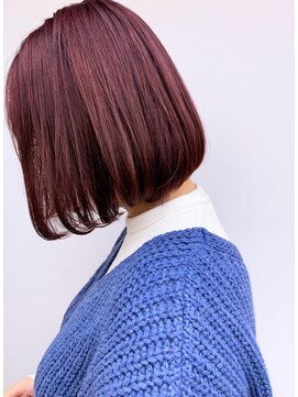 ナンバー イル デュッカ 札幌(N° il duca) 大人かわいいくびれミディラベンダーインナーカラー