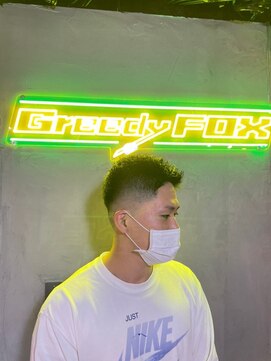グリーディーフォックス 代々木(Greedy FOX) かき上げヘア/サイドパート/韓国マッシュ/フェードカット/代々木
