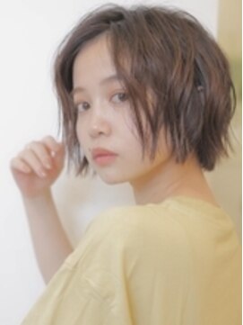 アグ ヘアー クレール 延時店(Agu hair Clair) 《Agu hair》無造作ウェットボブ