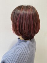 ヘアポジション 大曲飯田店(HAIR Position)&nbsp;ハイライト×ピンク