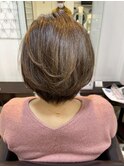 美髪・ファッションカラーで白髪ぼかし