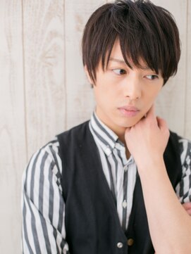 モッズヘア メン 上尾東口店(mod's hair men) ≪mod's men≫黒髪が◎優等生風★知的くせ毛カットショートL