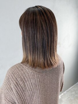 アルバム 池袋(ALBUM) ハイライトミディ_ホワイトグレージュネビージュ_ba371641