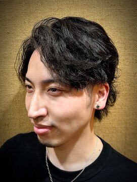 ヒロギンザバーバーショップ 大宮店(HIRO GINZA BARBER SHOP) ジョングク風パーマ　ニュアンスパーマ　大宮　埼玉