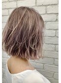 highlight bob#豊川#諏訪町#ブリーチ#髪質改善#白髪ぼかし