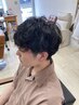 メンズカット＋パーマ　￥8,900