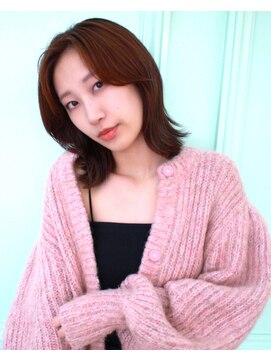 グラスペディア(graspedia) 大人外ハネレイヤーカット【広島ミディアム】【大人レイヤー】