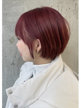 バロンフェム(baLon.fem) 【お客様スタイル】ピンクベージュショート