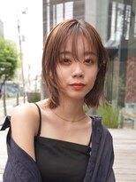 ニコ トウキョウ 渋谷(nico TOKYO)&nbsp;ミディアムレイヤーカットボブウルフ/10代20代/インナーカラー