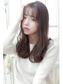 【La fith】 シースルーバング×セミロング