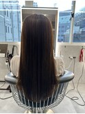 髪質改善サラサラプレミアム大人ガーリー韓国ロングAライン