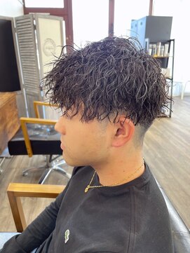 フラッグヘアー 博多駅前店(Flag HAIR) ツイストスパイラルツーブロック束感モテる黒髪