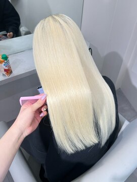 ベレーザ 渋谷(BELEZA) 7228韓国ブロンドハイライトグラデーション艶髪ハイトーンカラー