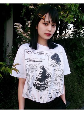 グリフィカ(grifica) アクセでトレンド感ある艶黒髪