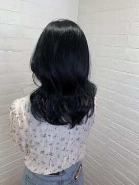 ヘアースペースブルーム プリュス 石橋店(HAIR SPACE BLOOM plus) コリアンブラック/髪質改善カラー/透明感カラー/艶髪/2wayバング