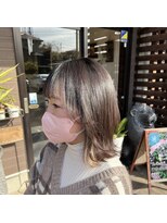 ラフ(LAFF)&nbsp;外はね/ボブ/インナーカラー