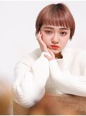 カジュアルなぱっつんショートヘアー　大須