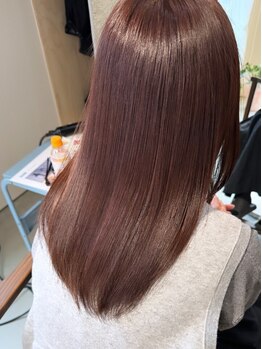 フィーロ(filo)の写真/繰り返すカラーもきちんとケアしていく《髪質改善カラー》で、艶感溢れる上品な仕上がりが叶う＊
