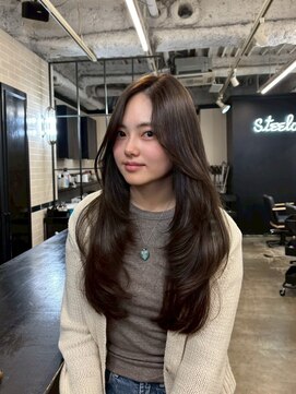 スティーロ 渋谷(Steelo) steelo 海外風×レイヤーカット