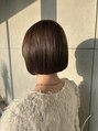 グランアディクト(Gran addict) ミニボブ×明るすぎないベージュカラーで上品さ◎
