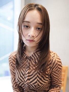 ニコ トウキョウ 渋谷(nico TOKYO) セミロングレイヤーカットハッシュレイヤー透明感グレージュ