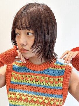 ローネス(LONESS) 切りっぱなしボブ　外ハネボブ　姫カットレイヤー　シャギーボブ