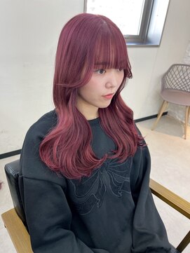 アリープパロット(ALEAP parrot) 韓国風ウェーブ/高発色バイオレットピンク