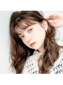 【monde】マロンベージュ×ラフウェーブ
