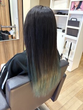 ヴァンクラウドフロムコウベ 恵庭店(VENT CLOUD from KOBE) ターコイズミントグリーンWカラーグラデーションカラー