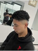#波巻きパーマ#フェードカット