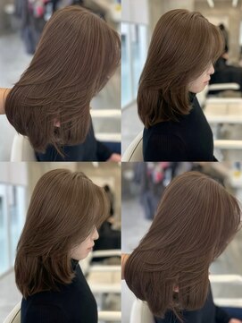 アイシー 表参道(ICY) ブリーチなしワンカラー♪ヘーゼルブラウン