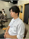 20代30代40代◎刈り上げセンターパートマッシュ