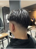 MEN’S HAIR/サーフカール/刈り上げセンターパート/柏